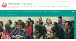 Desktop Screenshot of framinghamheartstudy.org